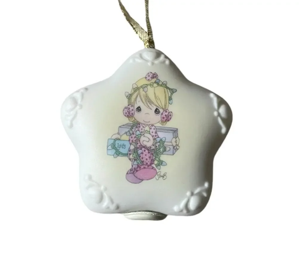 Precious moments Christmas Ornament Star Collectables 2003 Xmas gifts Y2K
